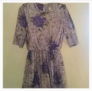 Vintage size 6 p women's dress